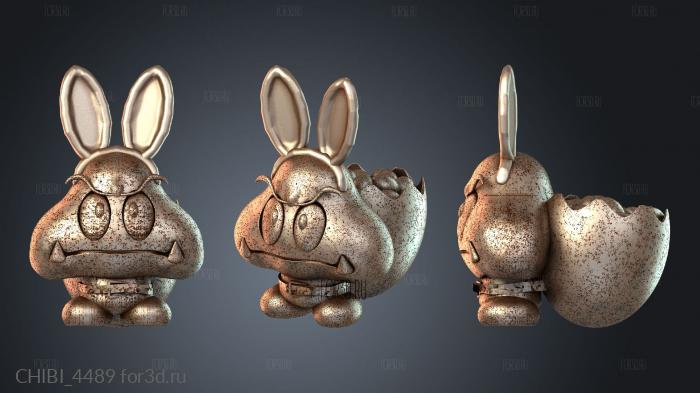 CHIBI_4489 stl model for CNC