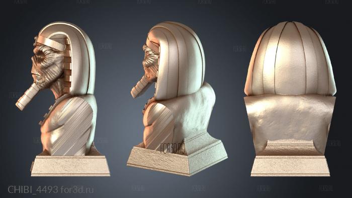 CHIBI_4493 stl model for CNC