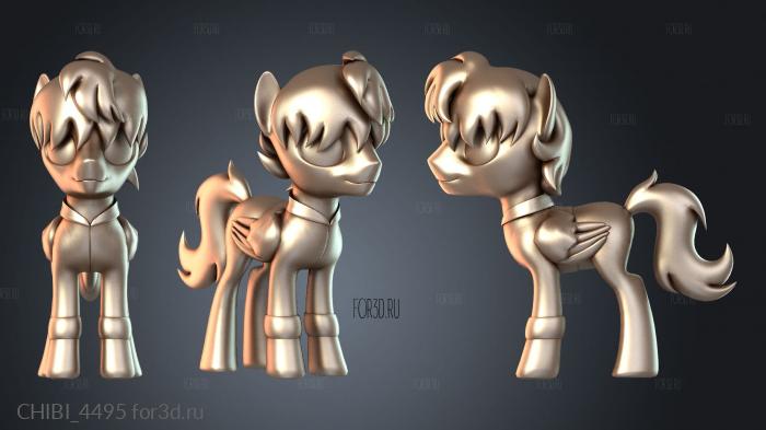 CHIBI_4495 stl model for CNC
