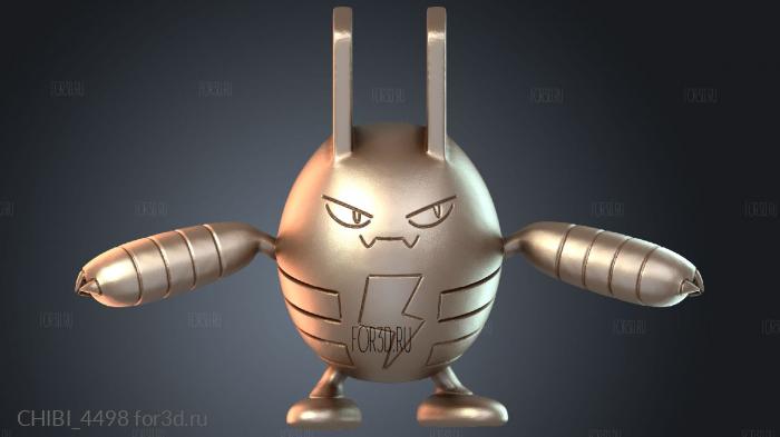 CHIBI_4498 stl model for CNC
