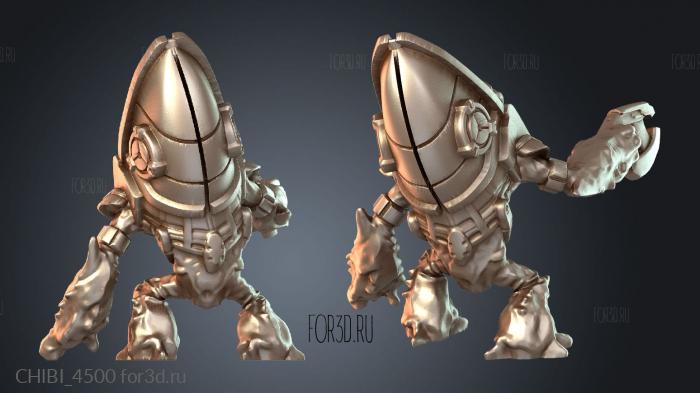 CHIBI_4500 stl model for CNC
