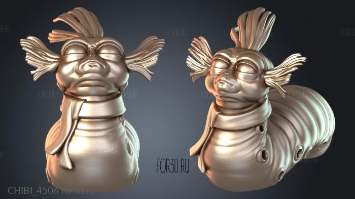CHIBI_4506 stl model for CNC