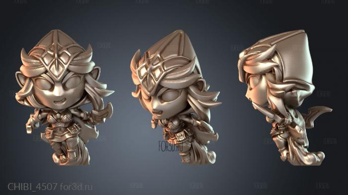 CHIBI_4507 stl model for CNC