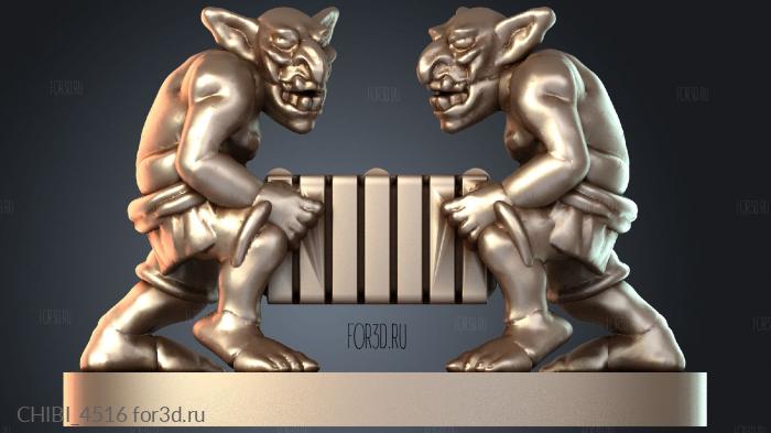 CHIBI_4516 stl model for CNC