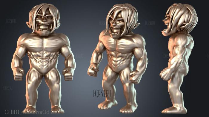 CHIBI_4523 stl model for CNC