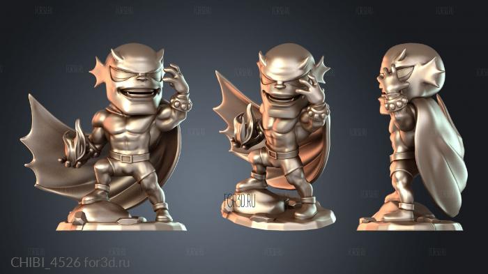 CHIBI_4526 stl model for CNC