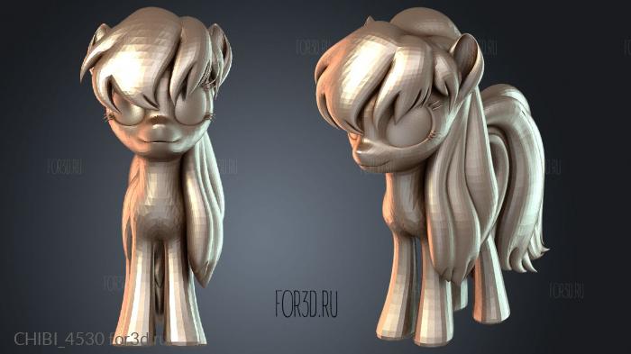 CHIBI_4530 stl model for CNC