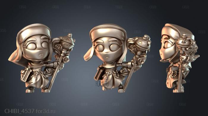 CHIBI_4537 stl model for CNC