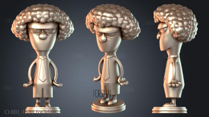 CHIBI_4539 stl model for CNC