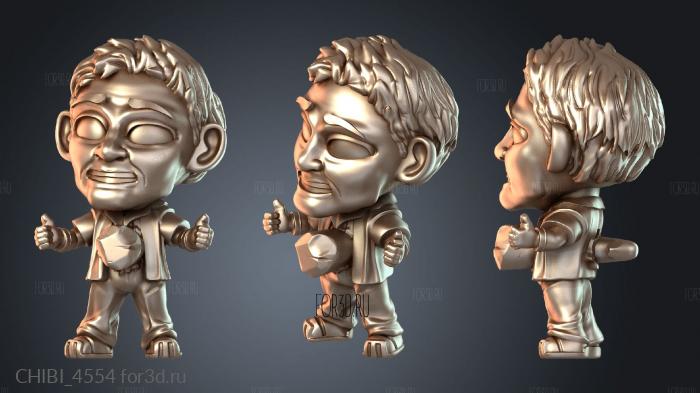 CHIBI_4554 stl model for CNC
