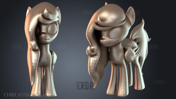 CHIBI_4558 stl model for CNC