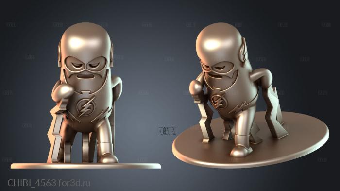 CHIBI_4563 stl model for CNC