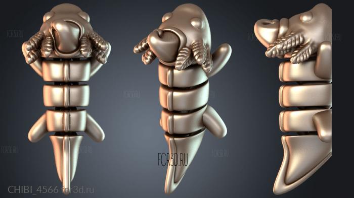 CHIBI_4566 stl model for CNC