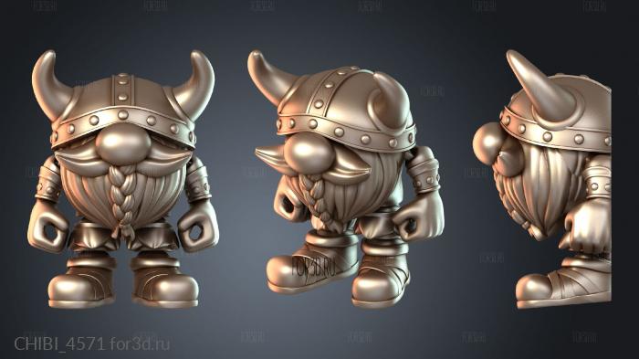 CHIBI_4571 stl model for CNC