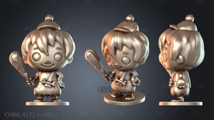 CHIBI_4572 stl model for CNC