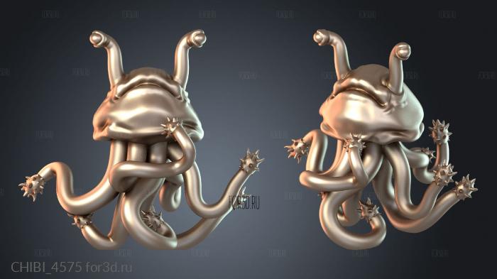 CHIBI_4575 stl model for CNC