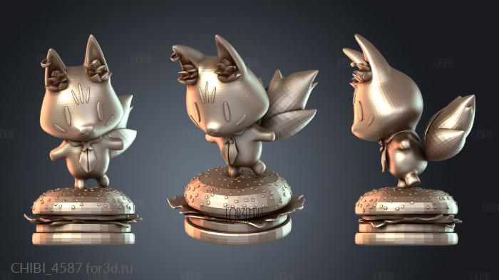 CHIBI_4587 stl model for CNC