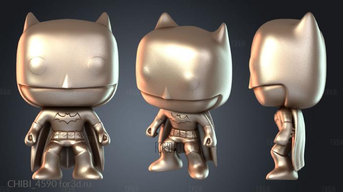 CHIBI_4590 stl model for CNC