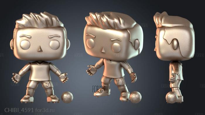 CHIBI_4591 stl model for CNC