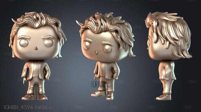 CHIBI_4596 stl model for CNC
