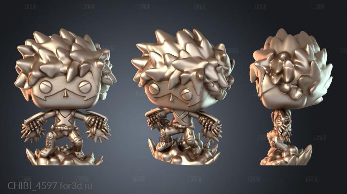 CHIBI_4597 stl model for CNC