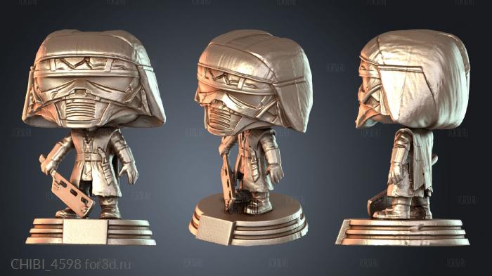 CHIBI_4598 stl model for CNC