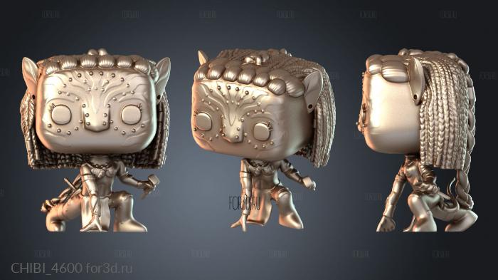 CHIBI_4600 stl model for CNC