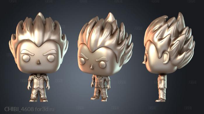 CHIBI_4608 stl model for CNC