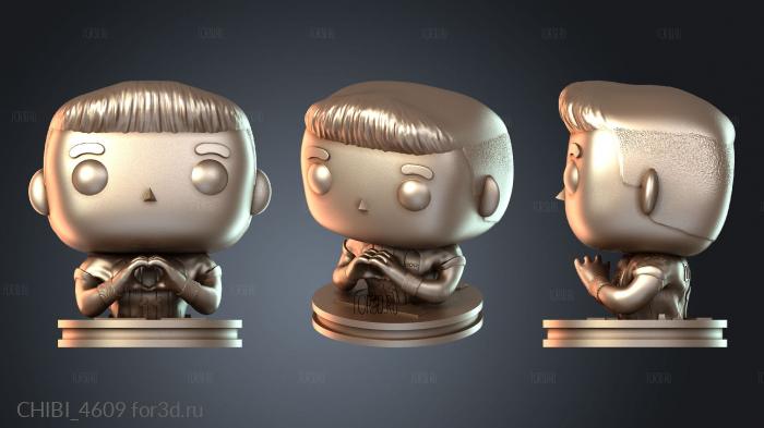 CHIBI_4609 stl model for CNC