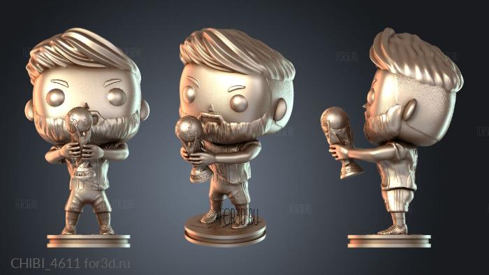 CHIBI_4611 stl model for CNC