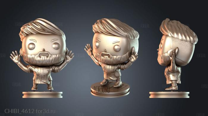 CHIBI_4612 stl model for CNC