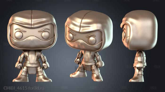 CHIBI_4615 stl model for CNC
