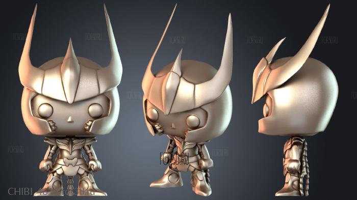 CHIBI_4619 stl model for CNC