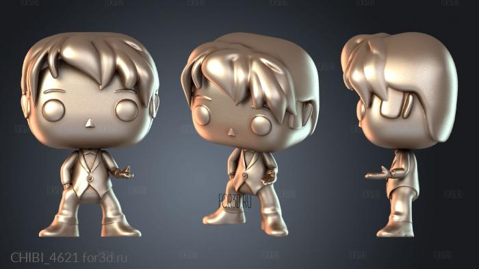 CHIBI_4621 stl model for CNC
