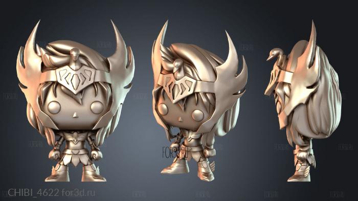 CHIBI_4622 stl model for CNC