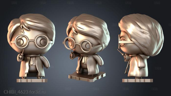 CHIBI_4623 stl model for CNC