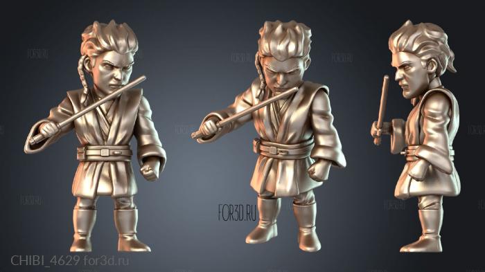 CHIBI_4629 stl model for CNC