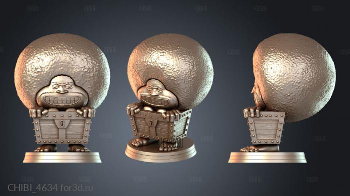 CHIBI_4634 stl model for CNC