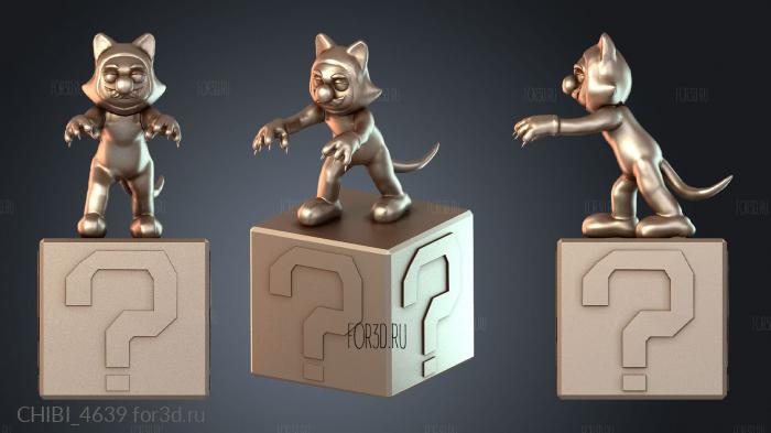 CHIBI_4639 stl model for CNC