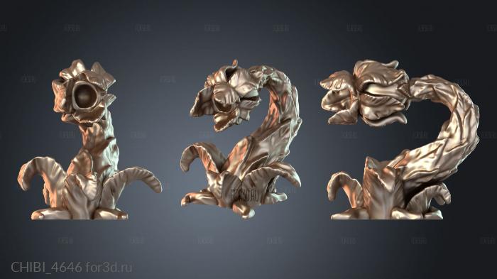 CHIBI_4646 stl model for CNC