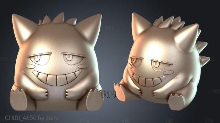 CHIBI_4650 stl model for CNC