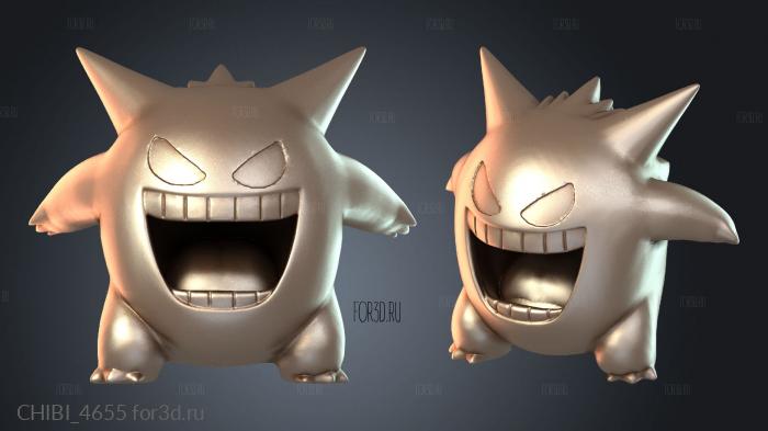 CHIBI_4655 stl model for CNC