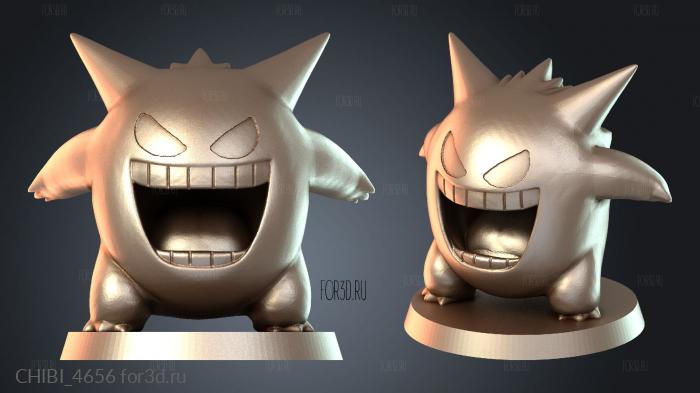 CHIBI_4656 stl model for CNC