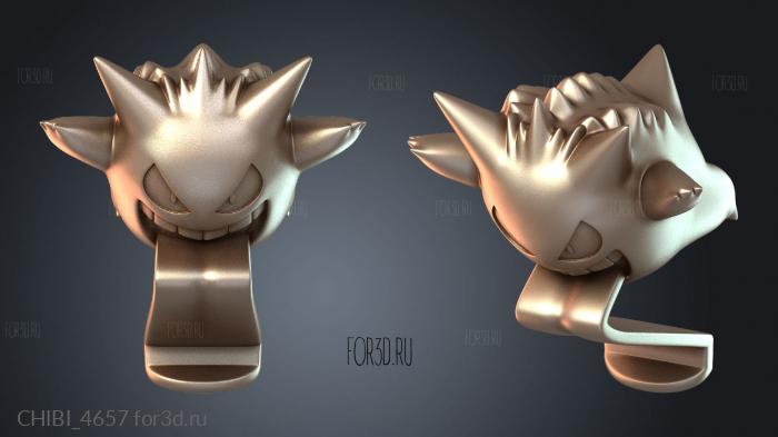 CHIBI_4657 stl model for CNC