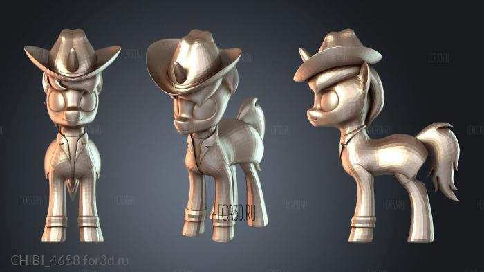 CHIBI_4658 stl model for CNC