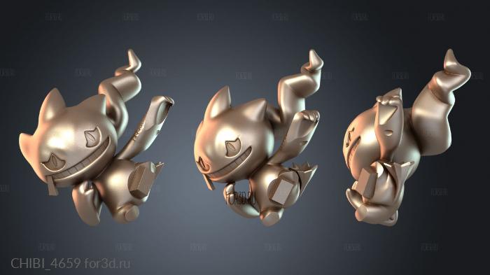 CHIBI_4659 stl model for CNC