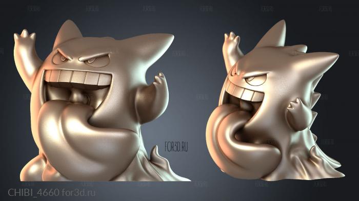 CHIBI_4660 stl model for CNC