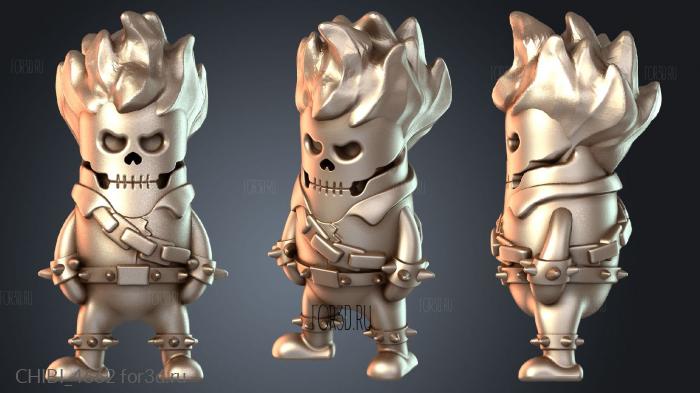 CHIBI_4662 stl model for CNC
