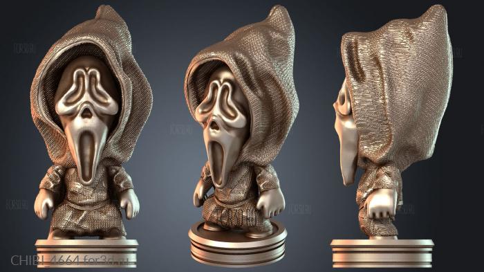 CHIBI_4664 stl model for CNC