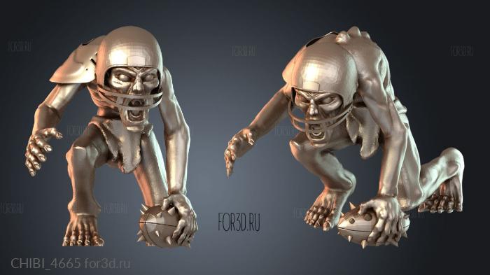 CHIBI_4665 stl model for CNC